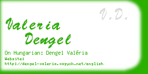 valeria dengel business card